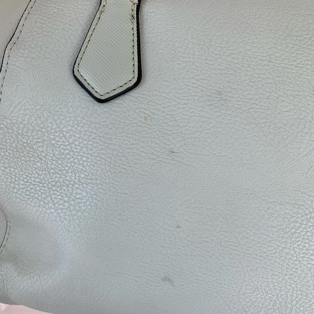 Merona Mint Green Blue Shoulder Handbag Crossbody Gold Zip Women’s Purse Target - Picture 13 of 14
